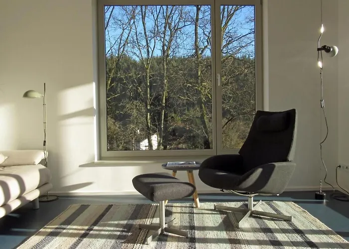 Moderner Holzhausneubau In Der Eifel By Interhome בית נופש Schutz