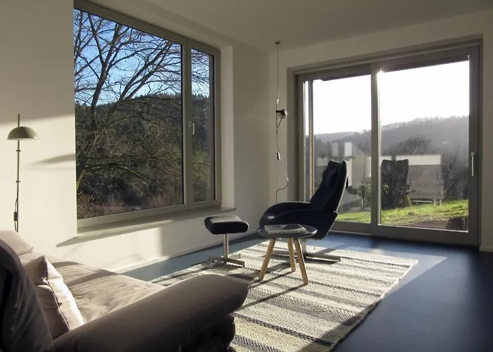 Moderner Holzhausneubau In Der Eifel By Interhome בית נופש Schutz